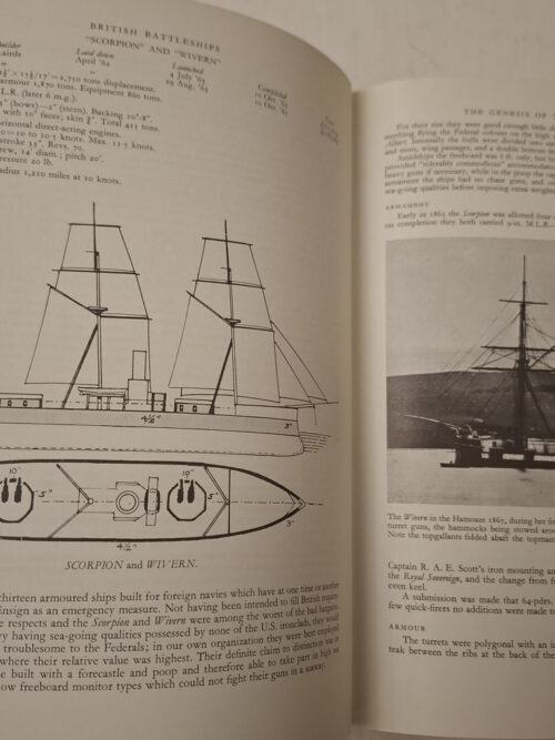 British Battleships: Warrior 1860 To Vanguard 1950 – Oscar Parkes secondhand book