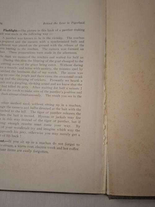 Behind The Lens In Tigerland – Arthur Musselwhite secondhand book