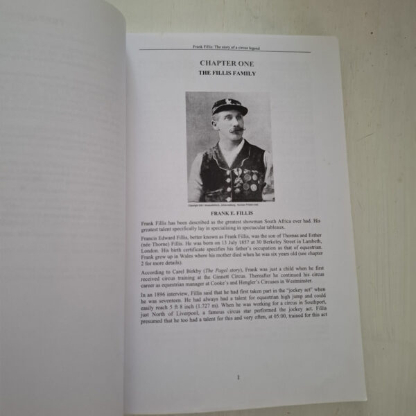 Frank Fillis: The Story Of A Circus Legend – Floris Van Der Merwe secondhand book
