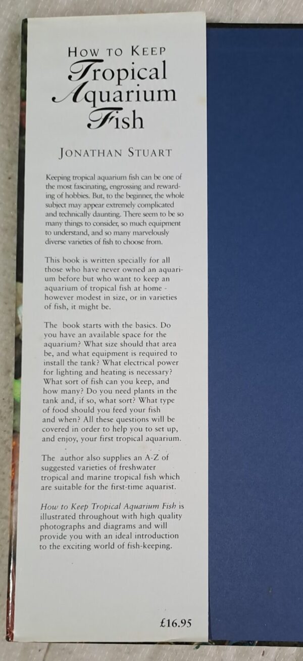 How To Keep Tropical Aquarium Fish – Jonathan Stuart secondhand book