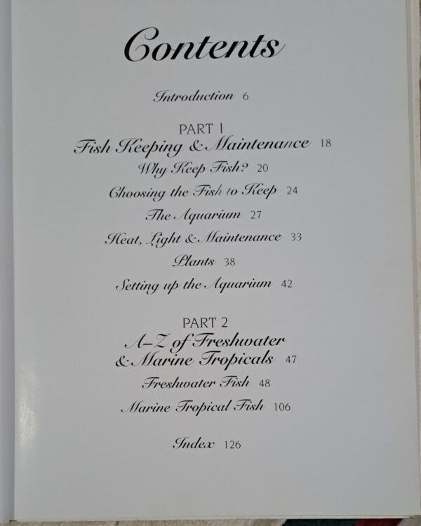 How To Keep Tropical Aquarium Fish – Jonathan Stuart secondhand book