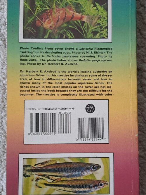Breeding Aquarium Fishes: A Complete Introduction – Herbert R. Axelrod secondhand book
