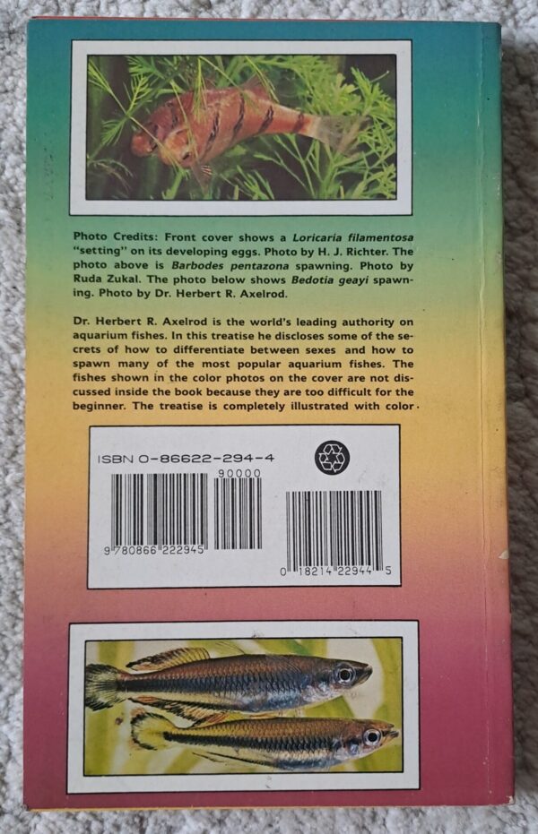 Breeding Aquarium Fishes: A Complete Introduction – Herbert R. Axelrod secondhand book