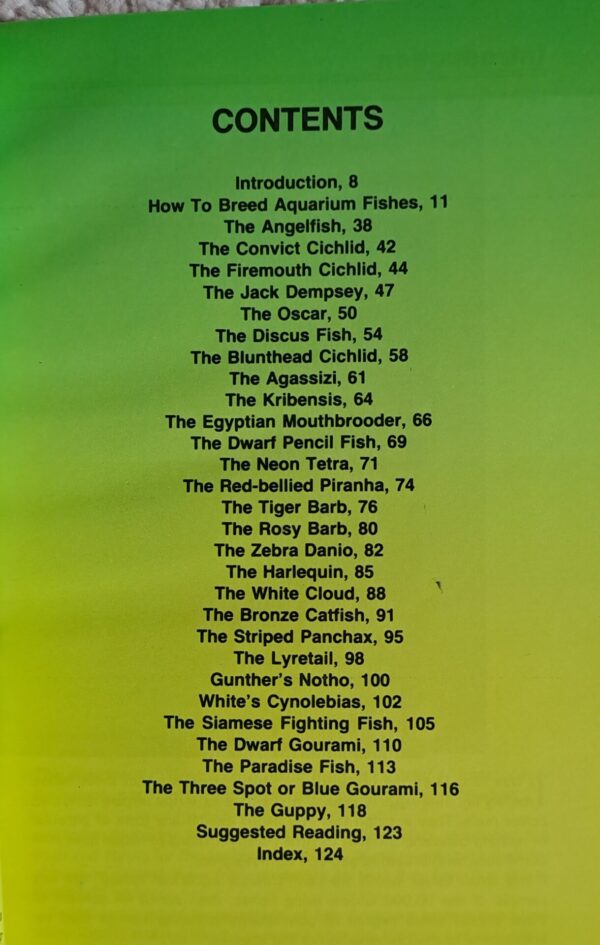 Breeding Aquarium Fishes: A Complete Introduction – Herbert R. Axelrod secondhand book