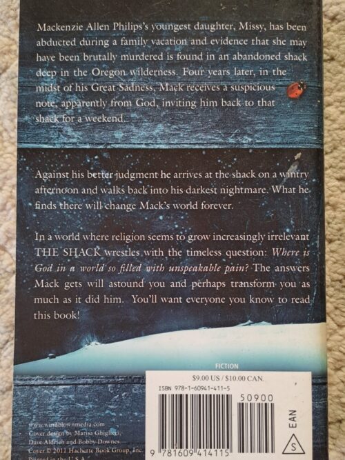 The Shack – William Paul Young secondhand book