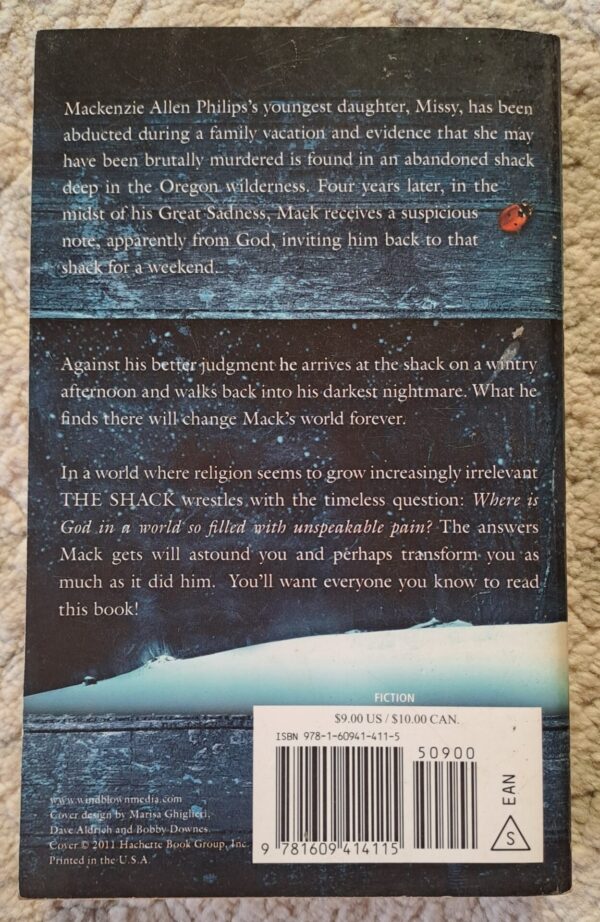 The Shack – William Paul Young secondhand book