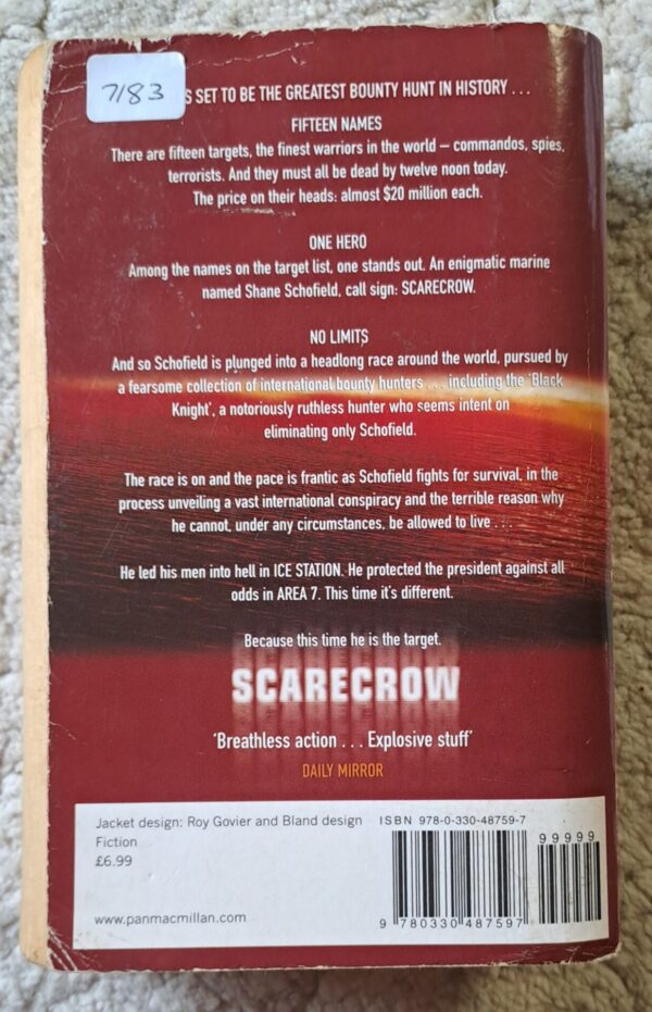 Scarecrow – Matthew Reilly secondhand book