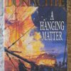 A Hanging Matter – David Donachie secondhand book