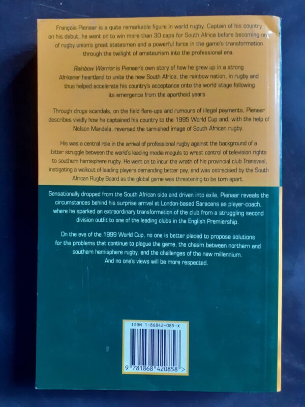 Rainbow Warrior – Francois Pienaar secondhand book