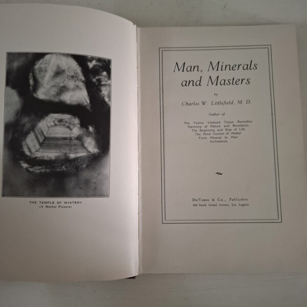 Man, Minerals, And Masters – Charles W. Littlefield secondhand book