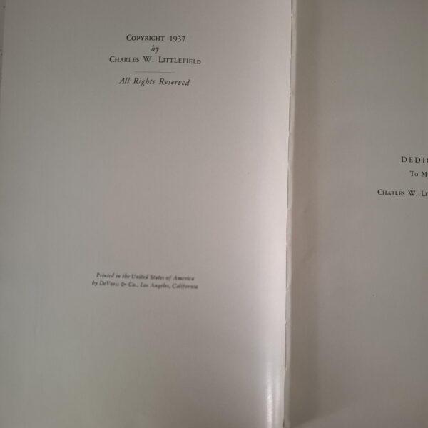 Man, Minerals, And Masters – Charles W. Littlefield secondhand book