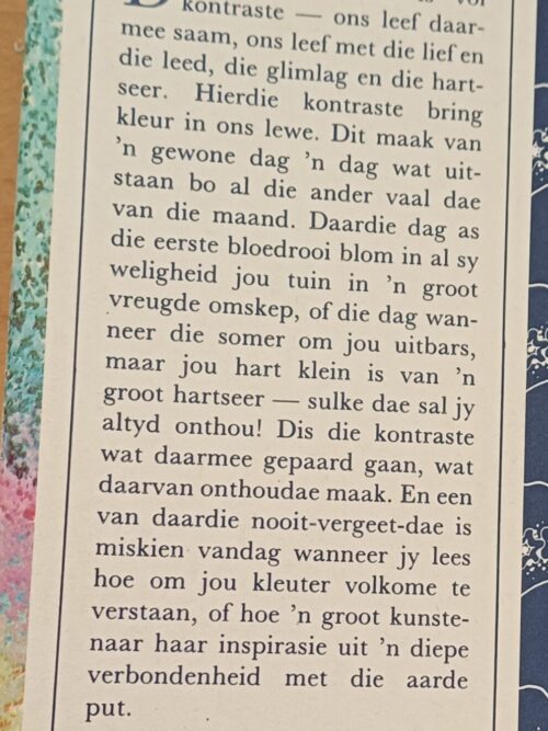 Vrou haar eie wereld: Tekstuurkontraste secondhand book