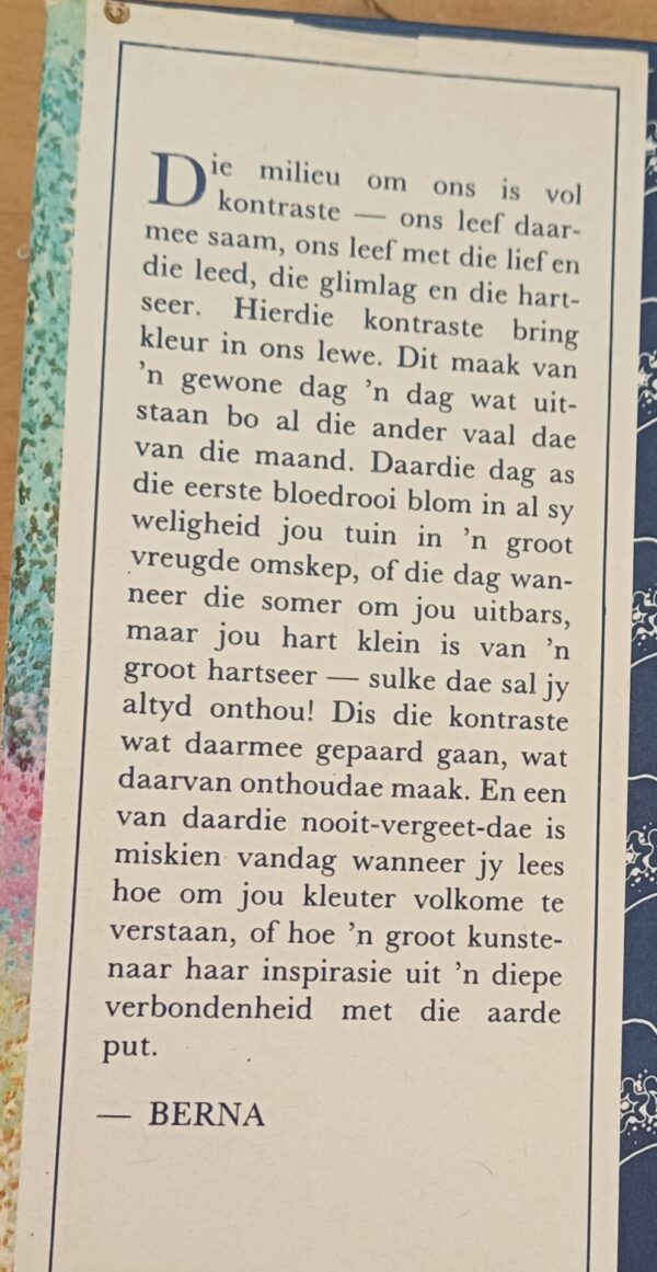 Vrou haar eie wereld: Tekstuurkontraste secondhand book