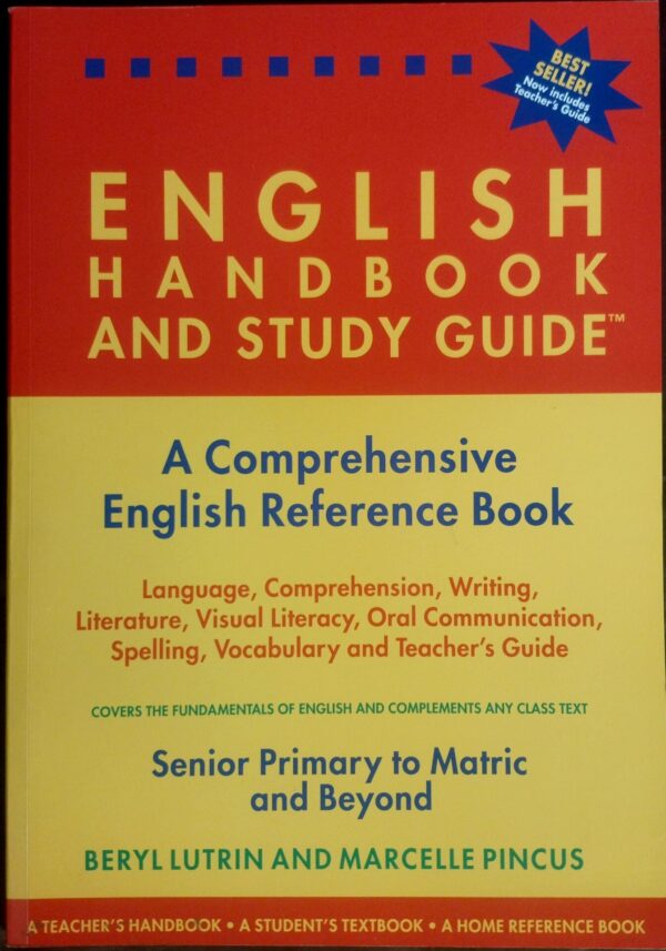 English Handbook And Study Guide – Beryl Lutrin, Marcelle Pincus secondhand book