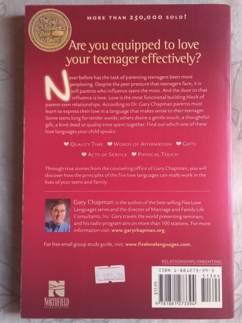 The Five Love Languages Of Teenagers – Gary Chapman secondhand book