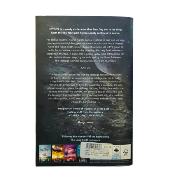 4d799a The Long Cosmos – Terry Pratchett & Stephen Baxter secondhand book