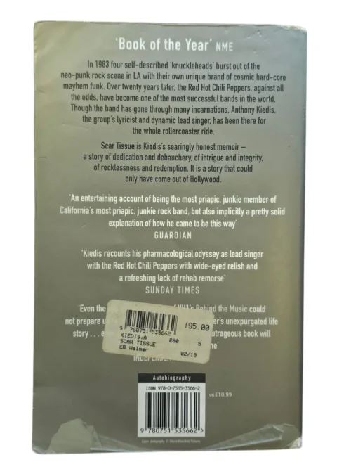 Scar Tissue – Anthony Kiedis secondhand book