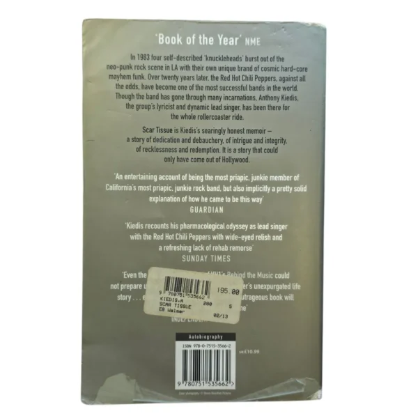 Scar Tissue – Anthony Kiedis secondhand book
