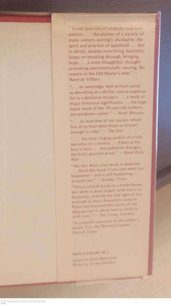 Ah, But Your Land Is Beautiful — Alan Paton secondhand book