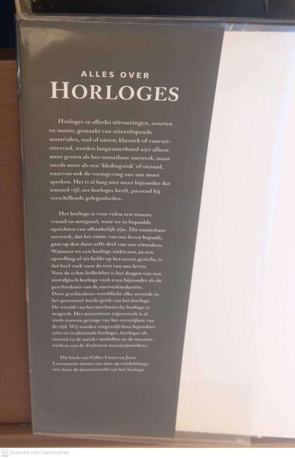 Alles Over Horloges — Jean Lassaussois, Gilles Lhote secondhand book