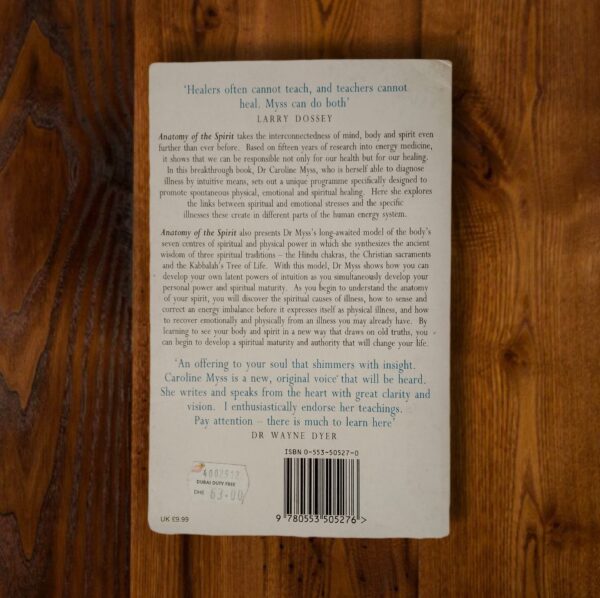 Anatomy Of The Spirit: The Seven Stages Of Power And Healing – Caroline Myss secondhand book