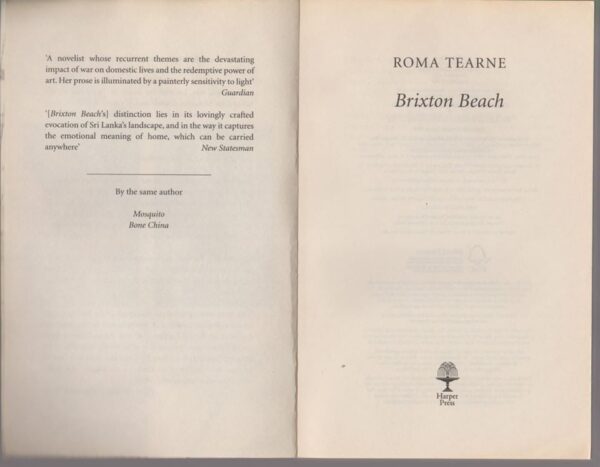 Brixton Beach – Roma Tearne secondhand book