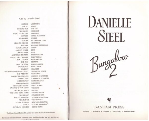 Bungalow 2 — Danielle Steel secondhand book