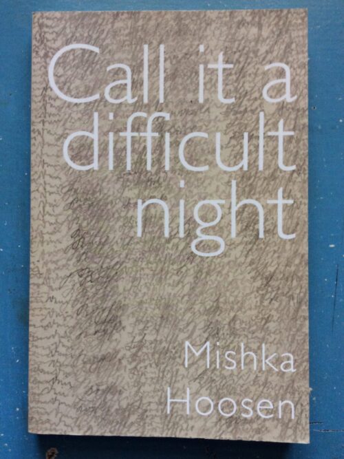 Call it a difficult night – Mishka Hoosen secondhand book