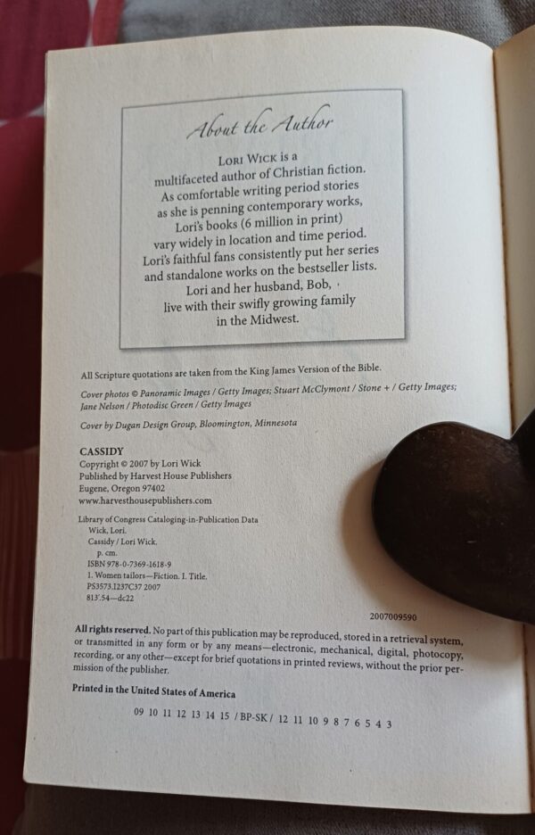 Cassidy – Lori Wick secondhand book