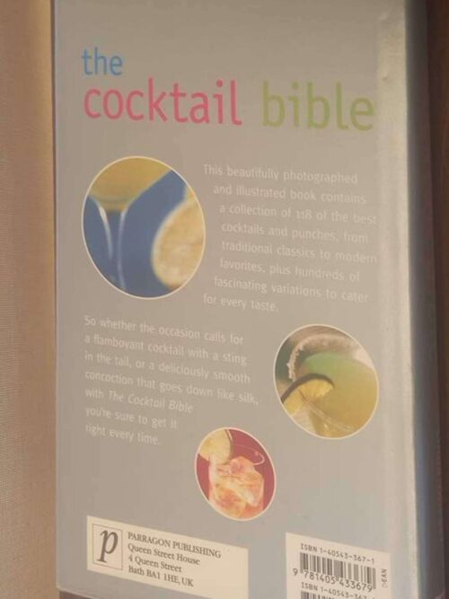 The Cocktail Bible: Traditional And Modern Cocktails For Every Occasion – Linda Doeser secondhand book