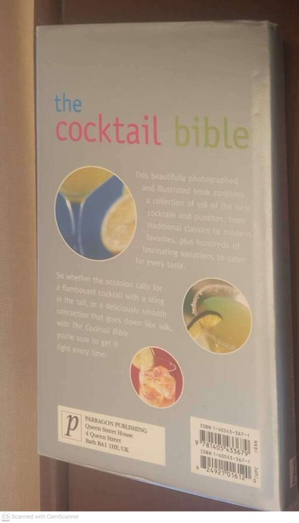 The Cocktail Bible: Traditional And Modern Cocktails For Every Occasion – Linda Doeser secondhand book