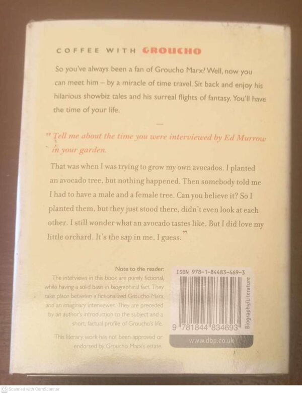 Coffee With Groucho — Simon Louvish secondhand book