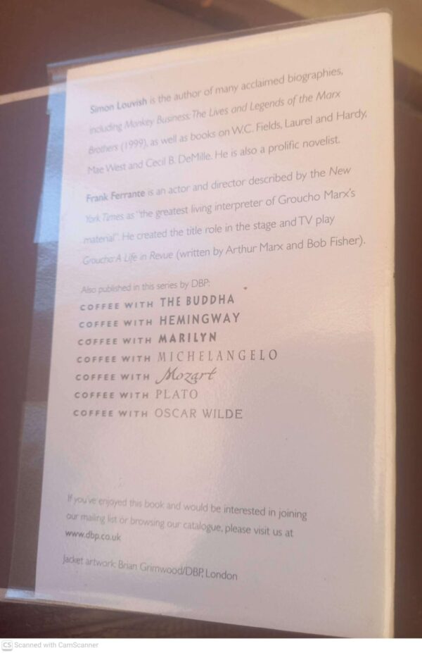 Coffee With Groucho — Simon Louvish secondhand book