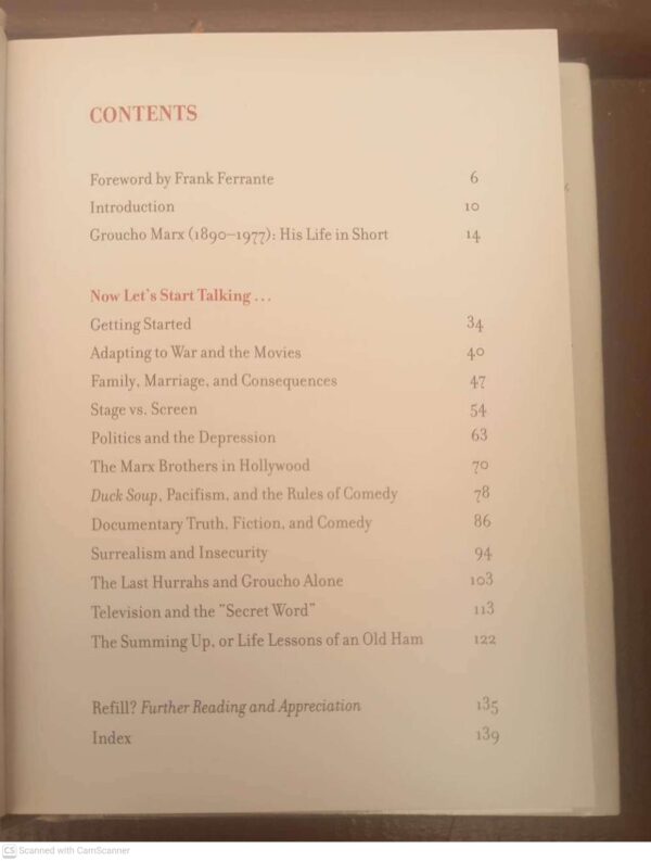 Coffee With Groucho — Simon Louvish secondhand book