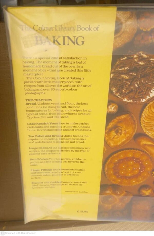 The Colour Library Book Of Baking — Susan Tomnay secondhand book