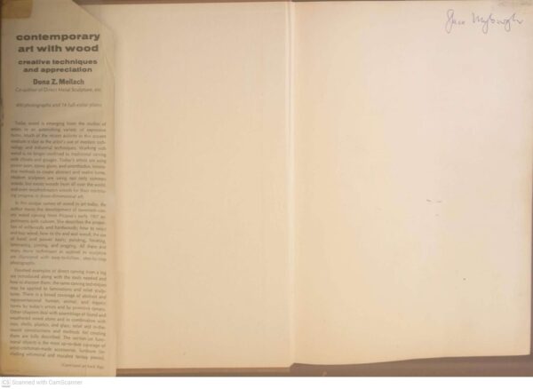 Contemporary Art with Wood3 Contemporary Art With Wood: Creative Techniques And Appreciation — Dona Z. Meilach secondhand book