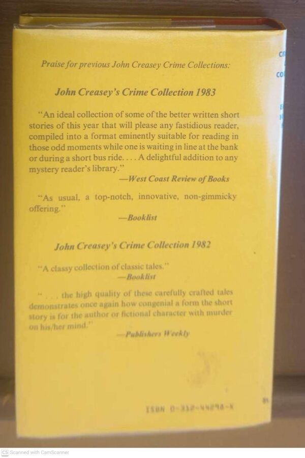 John Creasey’s Crime Collection 1984 – Herbert Harris secondhand book