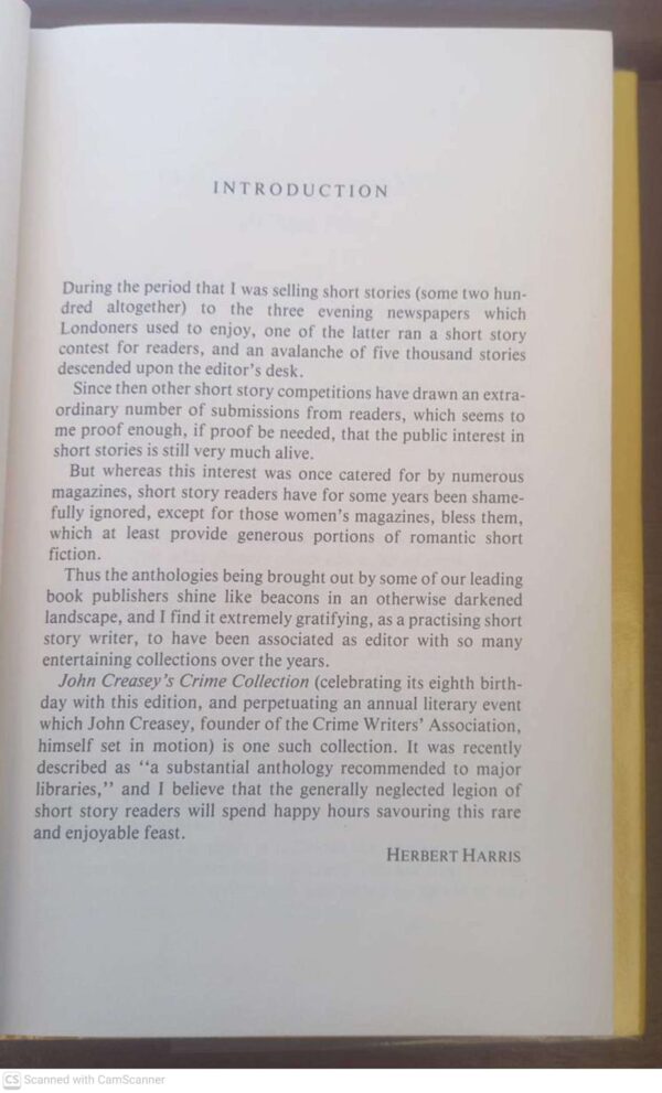 John Creasey’s Crime Collection 1984 – Herbert Harris secondhand book
