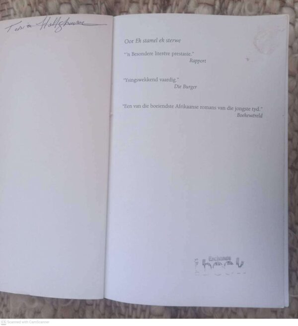 Ek Stamel Ek Sterwe — Eben Venter secondhand book