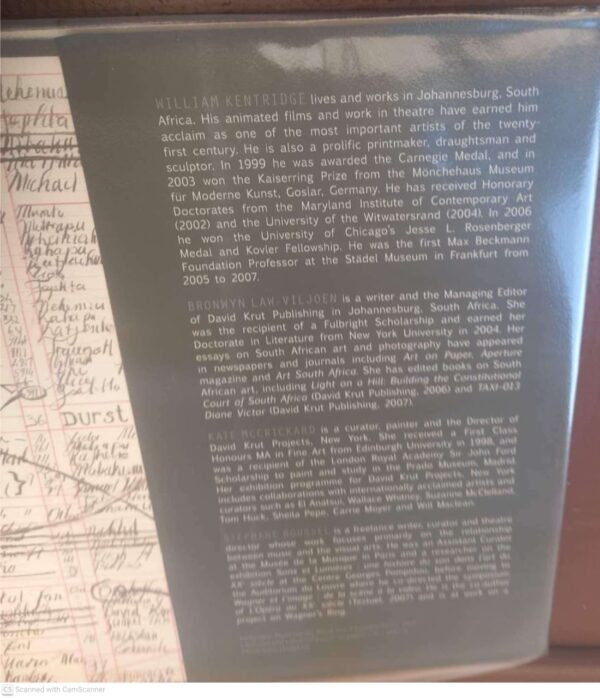 William Kentridge: Flute — Bronwyn Law-Viljoen secondhand book