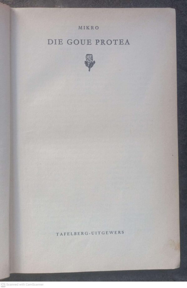Die Goue Protea – Mikro secondhand book