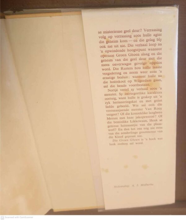 Die Groen Ghoen — P. H. Nortje secondhand book