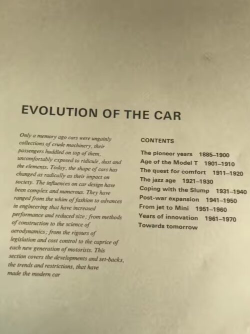 AA Book Of The Car First Addition 1970 secondhand book