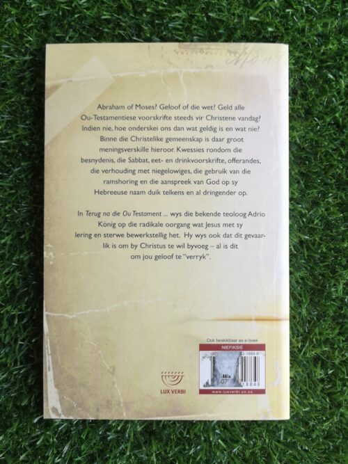 Terug na die Ou Testament – Adrio Konig secondhand book