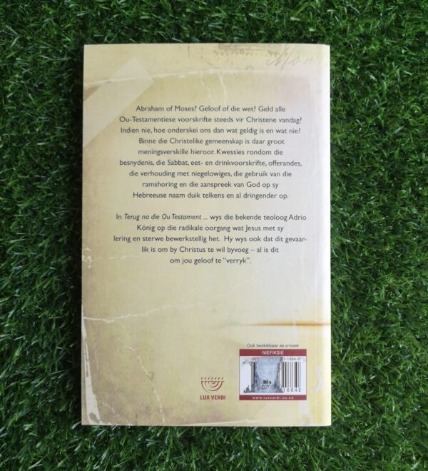 Terug na die Ou Testament – Adrio Konig secondhand book