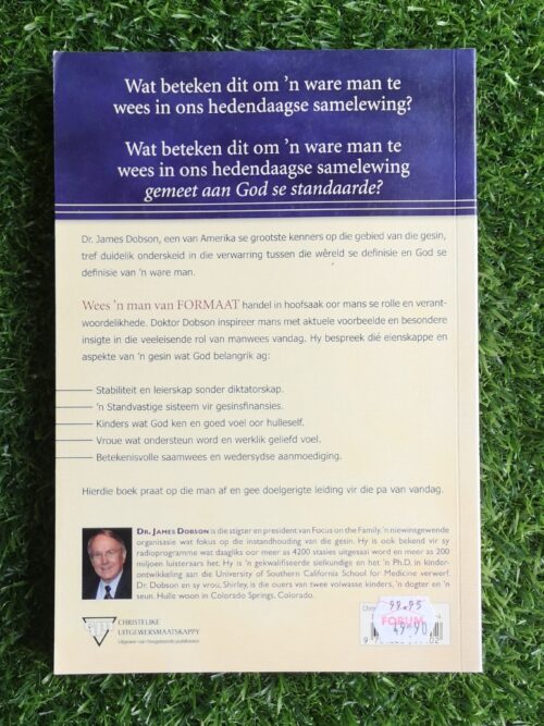 Wees ‘n man van formaat – Dr. James Dobson secondhand book