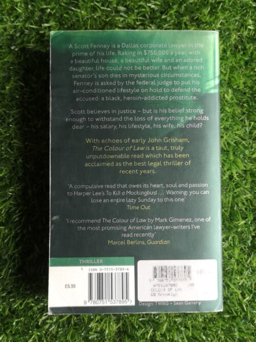The Colour Of Law – Mark Gimenez secondhand book