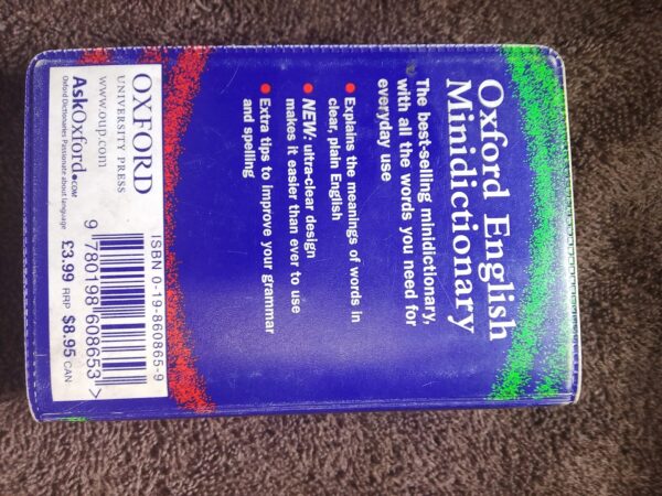 Oxford Minidictionary 6th Edition secondhand book