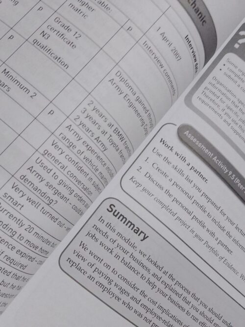 New Venture Creation, NQF Level 3 – B Brown secondhand book