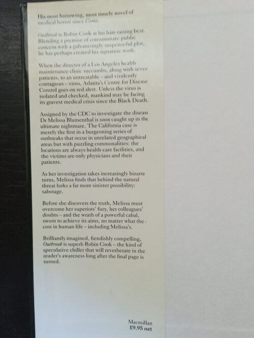 Outbreak – Robin Cook secondhand book